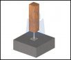 Příklad použití kotevního pilíře