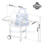 Plynový gril G21 California BBQ Premium line 4 hořáky