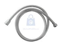 Hadice sprchová, černo/stříbrná, rotační, PVC, VIKING