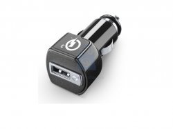 Autonabíječka CellularLine Qualcomm® Quick Charge 3.0, 18W, s USB výstupem