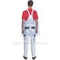 Kalhoty pracovní s laclem MAX SUMMER, CERVA