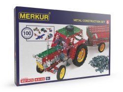 Merkur 6 univerzální stavebnice, 957 dílů, 100 modelů