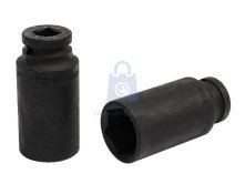 Hlavice nástrčná průmyslová prodloužená 1/2", HONITON