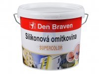 Omítkovina silikonová zatíratelná (hlazená) zrno 2 mm, Den Braven