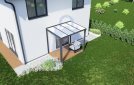 Pergola hliníková, mléčný dutinkový polykarbonát 16 mm, CRSklo