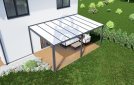 Pergola hliníková, mléčné bezpečnostní sklo 8 mm, CRSklo