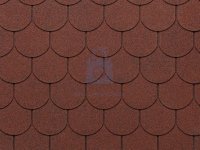 Šindel střešní, ECO ROOF Traditional, 013 MIXED RED, Tegola