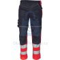 Kalhoty pracovní do pasu KNOXFIELD HV DW275, CERVA