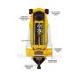 Zvedák hydraulický pojízdný, nízký profil, 3 t, XTLINE Yellow Jacket