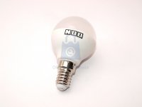 LED žárovka, závit E14, malá baňka, 6-7W