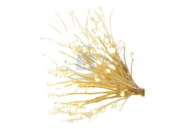 Řetěz vánoční nano LED, svítící trsy, vnitřní, teplá bílá, časovač, EMOS