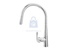 Baterie umyvadlová stojánková teleskopická, horní ramínko, chrom, BALLETTO