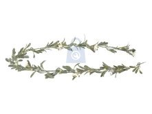 Girlanda vánoční LED jmelí, AA, vnitřní, teplá bílá, časovač, EMOS