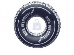 Nafukovací kruh pneumatika s úchyty, průměr 1,19 m