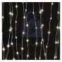 Řetěz vánoční drop LED záclona, venkovní i vnitřní, teplá bílá, programy, EMOS