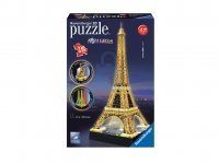 3D puzzle Eiffelova věž, Noční edice 216 dílků