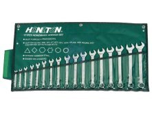 Sada očkoplochých klíčů vyhnutých 17 dílů, 6-22 mm, HONIDRIVER