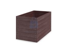 Záhon vyvýšený/kompostér, jednoduchý, hnědý, Traplast