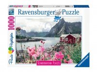 Puzzle Skandinávie Lofoty, Norsko 1000 dílků
