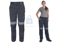 Pracovní kalhoty do pasu dámské MAX ECO STRETCH LADY, CERVA