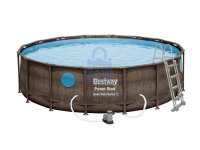 Bazén Power Steel Rattan Swim Vista 4,88 x 1,22 m - 56725