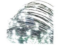 Řetěz vánoční nano LED, zelený, venkovní i vnitřní, studená bílá, časovač, EMOS