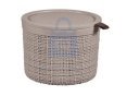 Kulatý úložný box Jute, 2 l, Curver