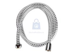 Hadice sprchová, černo/stříbrná PVC, VIKING