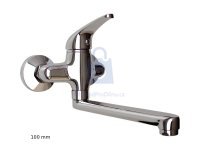 Baterie umyvadlová/dřezová rovná, chrom, BALLETTO