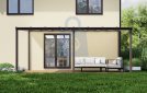 Pergola hliníková, mléčný dutinkový polykarbonát 16 mm, CRSklo
