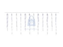 Girlanda vánoční LED, 12x rampouch, venkovní i vnitřní, studená bílá, EMOS