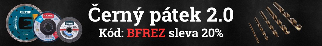 Banner Černý pátek 2.0 - řezné a brusné