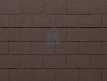 Šindel střešní, ECO ROOF Rectangular, 032 MIXED BROWN