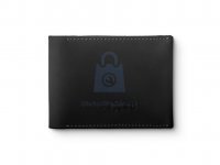 Kožená peněženka Smile Wallet se smart trackerem FIXED Smile s motion senzorem