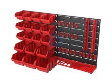 Regál nástěnný s boxy "SET 6", QBRICK