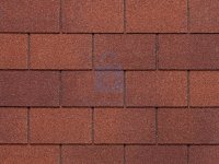 Šindel střešní, TOP SHINGLE RECTANGULAR, 507 SHADED RED, Tegola