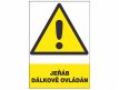 Tabulka bezpečnostní - Jeřáb dálkově ovládán
