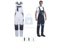 Kalhoty pracovní s laclem MAX ECO STRETCH, CERVA