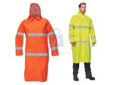 HI-VIS pláštěnka GORDON HV CERVA s kapucí, reflexními pruhy a podlepenými švy